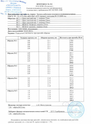 Протокол испытания